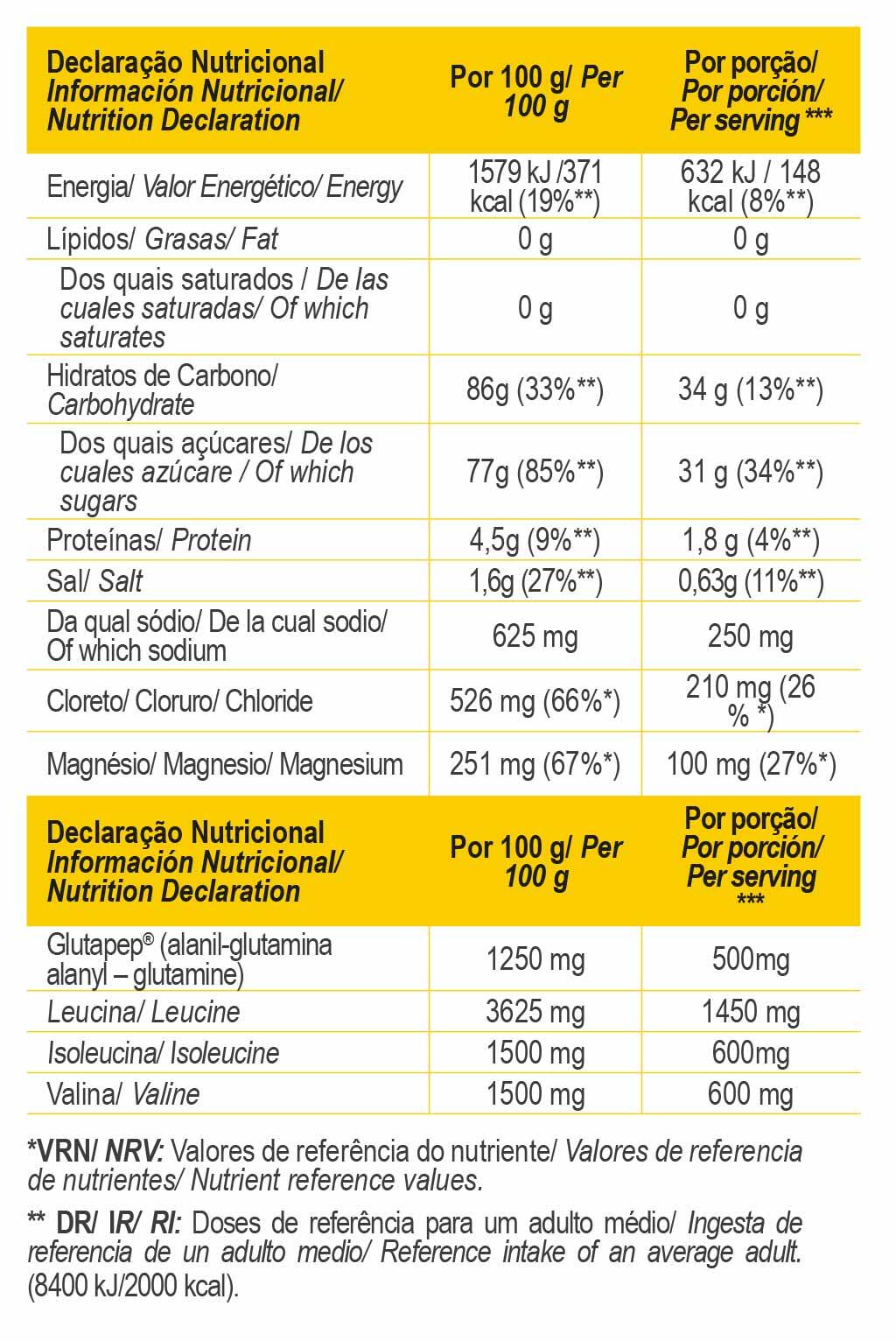 BEBIDA ISOTÔNICA GOLD DRINK PREMIUM LIMÃO - 600 G 3/3