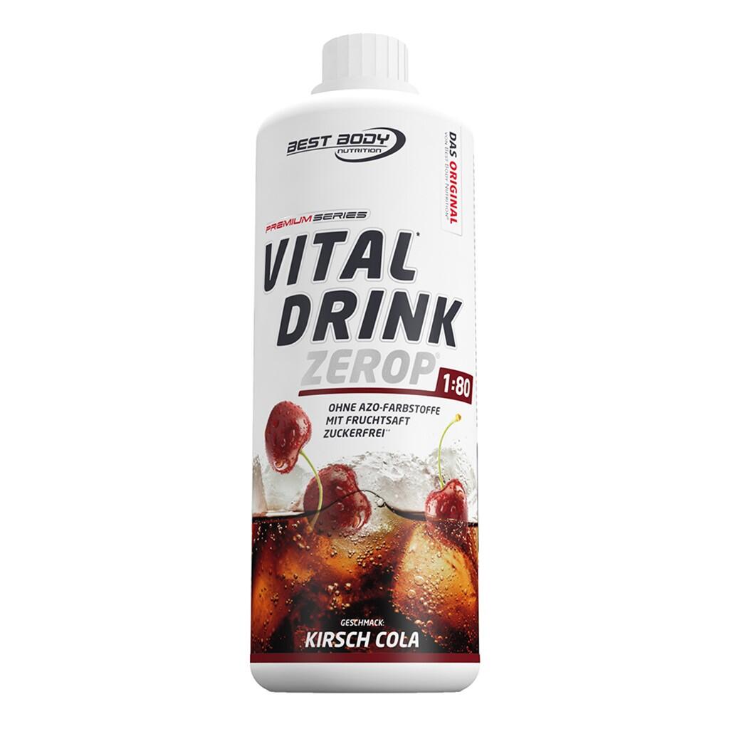 BEST BODY NUTRITION Best Body Nutrition Vital Drink Zerop (1000ml) Cherry Cola