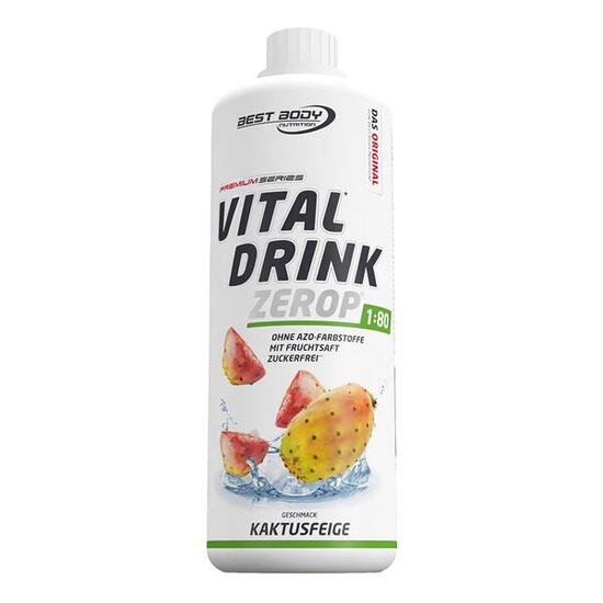 Best Body Nutrition Vital Drink Zerop (1000ml) Green Apple - Intra