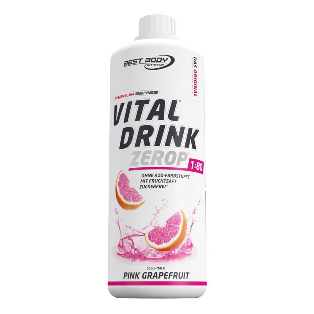 BEST BODY NUTRITION Best Body Nutrition Vital Drink Zerop (1000ml) Pink Grapefruit