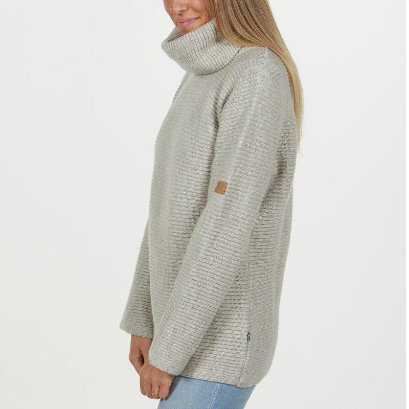 Trui NLS Holly Natural White Coll - 100% zuivere ongeverfde wol 3/5