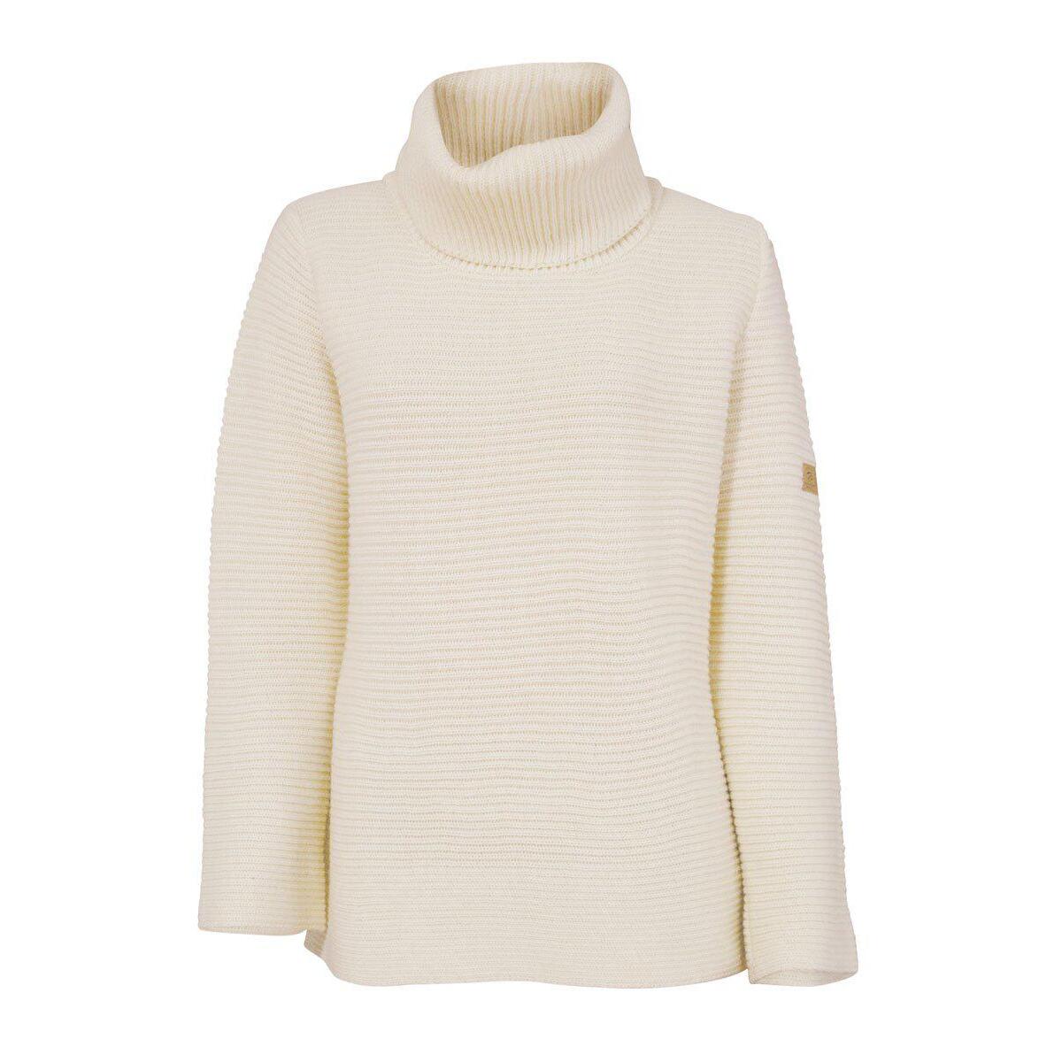 IVANHOEOEFSWEDEN Svetr NLS Holly White Coll - 100% čistá nebarvená vlna