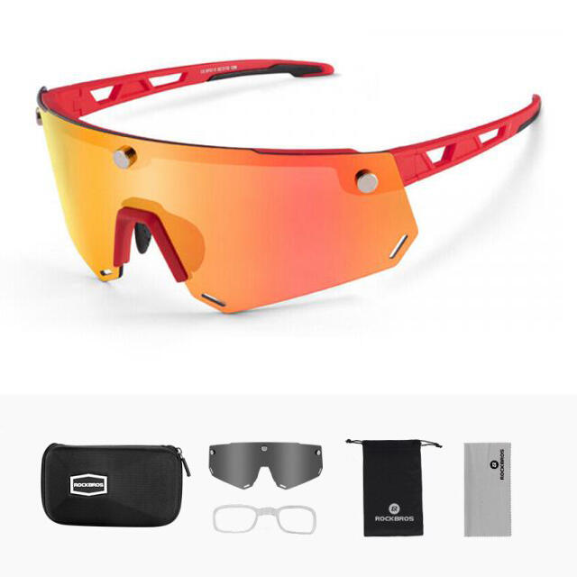 Okulary sportowe unisex Rockbros SP213RB z polaryzacją 2/2