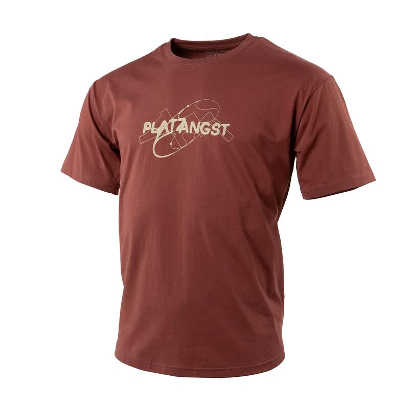 T-shirt Veins Marron