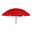 Bo-Camp Parasol - Met Knikarm - Ø 165 cm - Rood