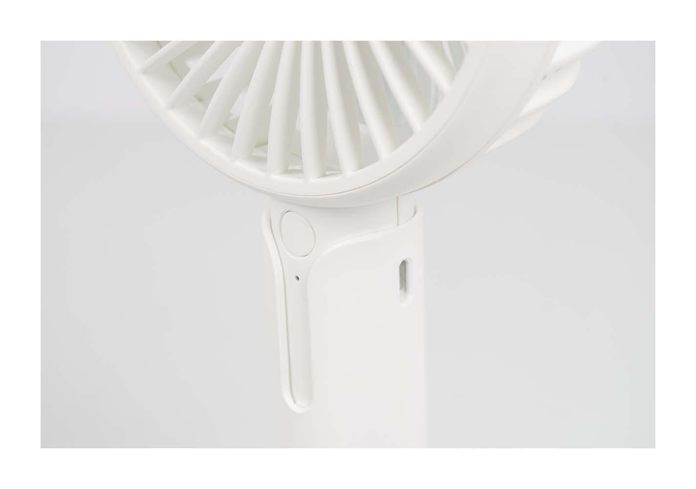 Ventilateur à main - Avec support - ABS - Blanc 7/7