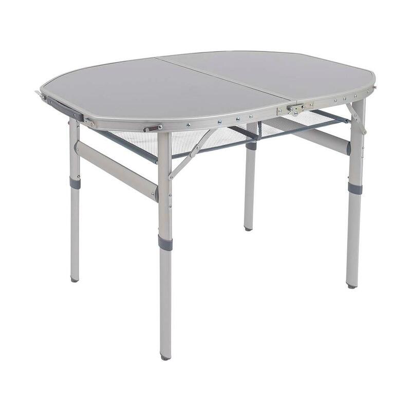 Bo-Camp Tafel Premium - Ovaal - Koffermodel - 100x70 cm