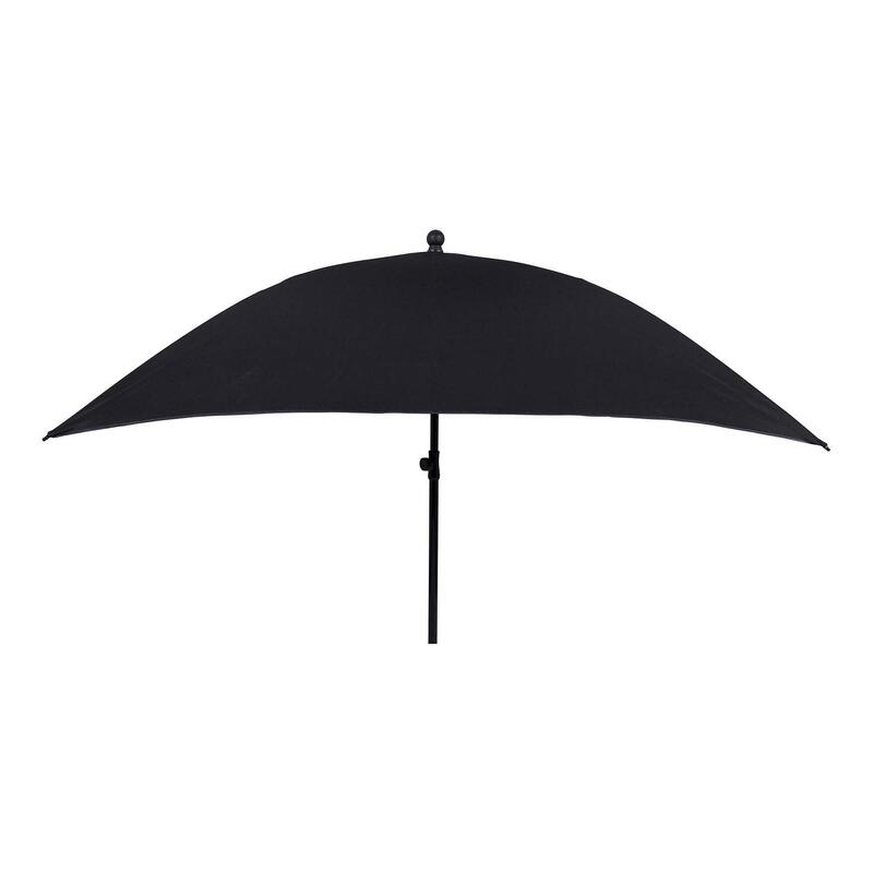 Bo-Camp - Parasol - Cuadrado - 170x170 cm - Negro