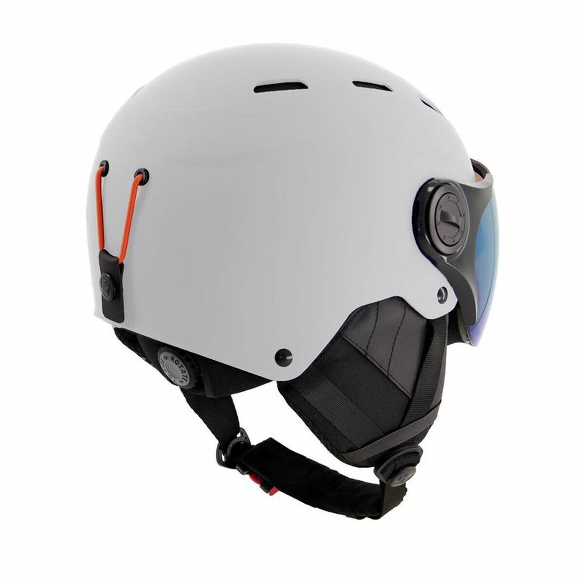 Casco da sci Typhoon Visera Bianco 3/4