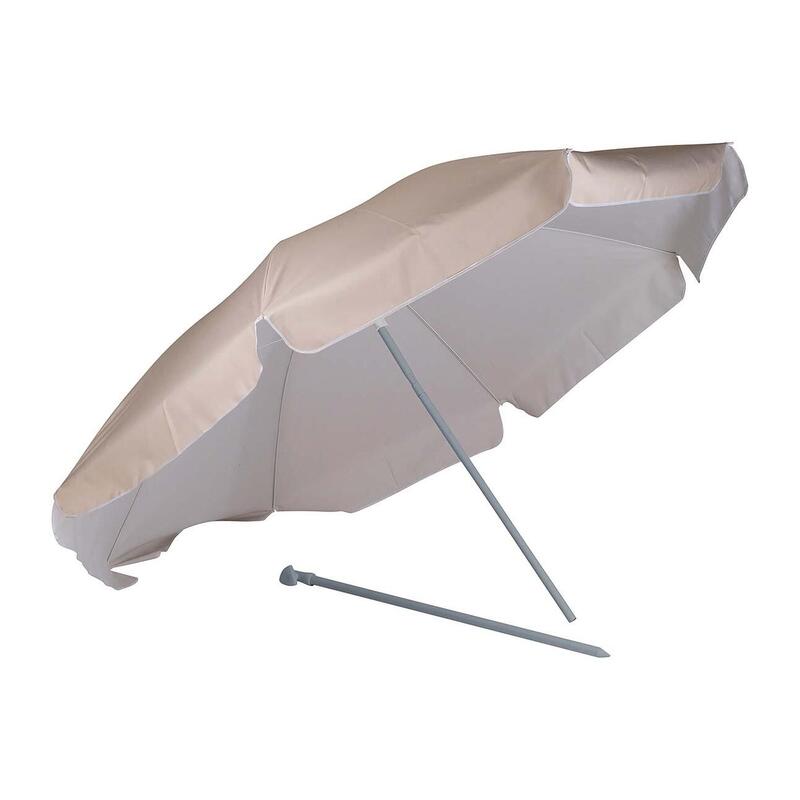 Bo-Camp - Parasol - Met knikarm - Ø 200 cm - Sand