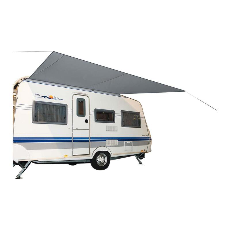 Bo-Camp Caravanluifel - Travel Plus - M - 3.5x2.4 Meter - Grijs