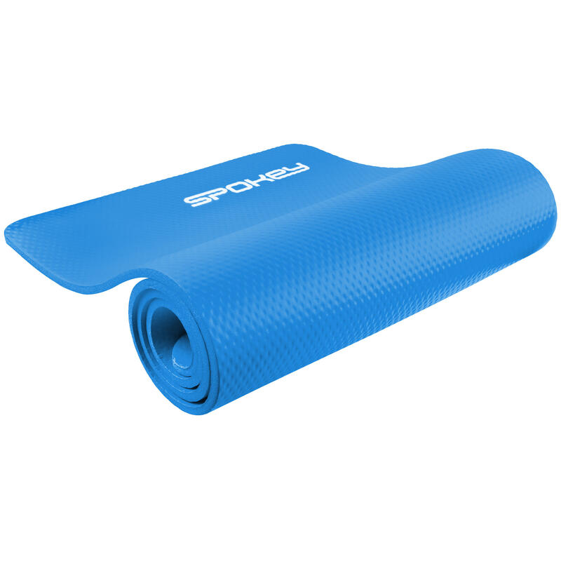 Saltea fitness Spokey Fluffy, grosime 1 cm, Albastru, Albastru, 180x60 cm