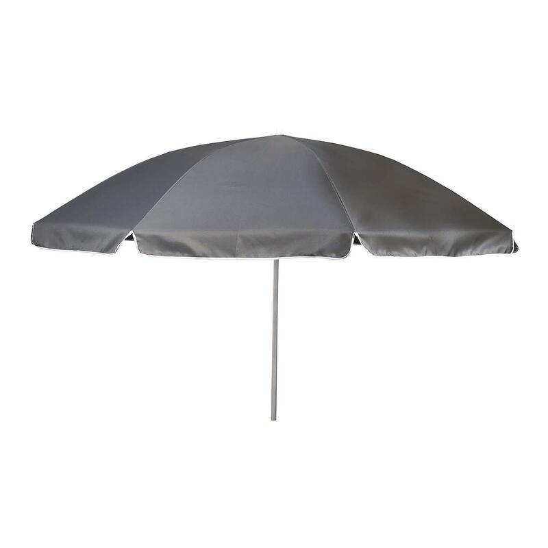 Bo-Camp parasol Met Knikarm - Ø 250 cm - Grijs