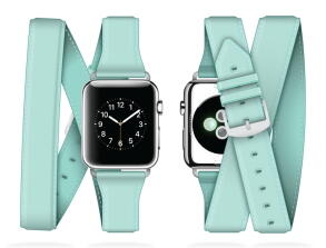 SURVIVOR GRIFFIN Pulseira Griffin Uptown Leather Band Apple Watch 38mm azul