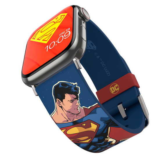 Pulseira mobyfox apple watch band dc comics superman