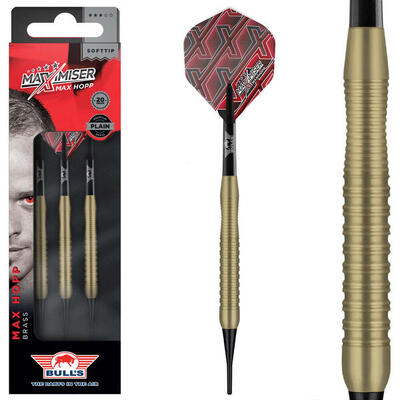 Max hopp maxbrass brass softtip dartpijlen