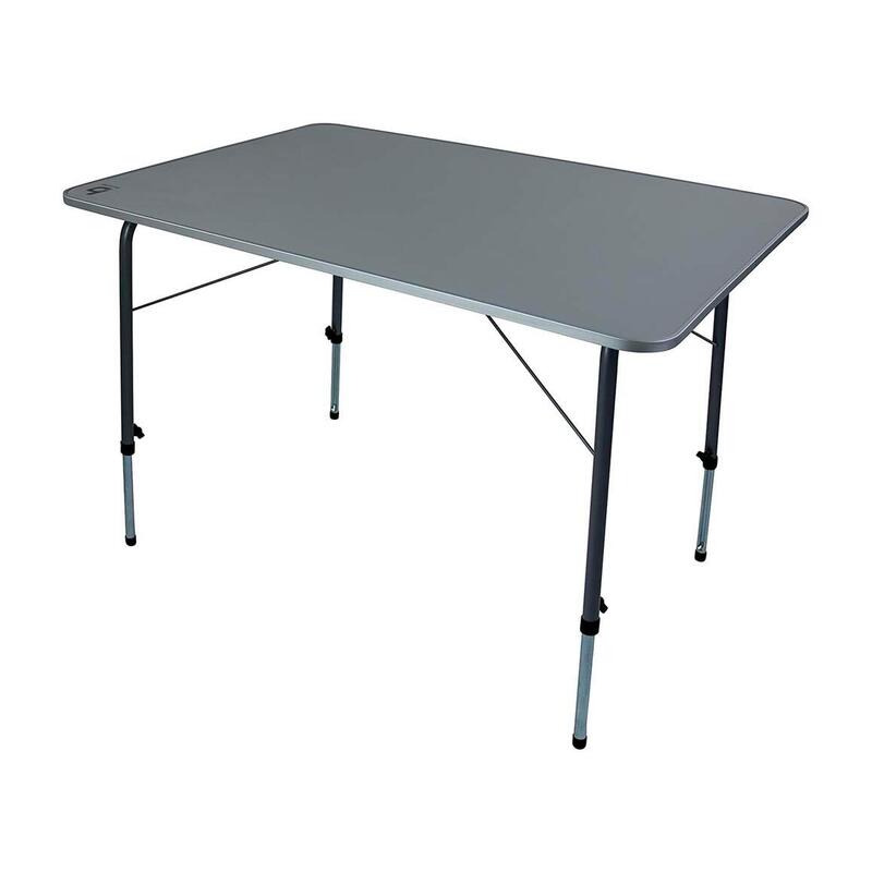 Bo-Camp - Camping tafel - Hoogte verstelbaar - 100x70 cm