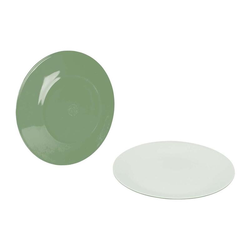 Bo-Camp - Campingbord - 100% Melamine - 16-delig - Groen