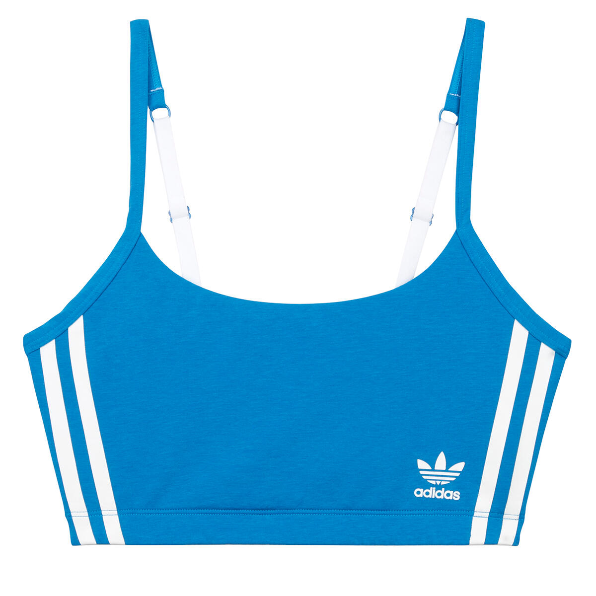 Adidas - Brassière Femme Adicolor Smart Cotton - Brassière - Bleu - Decathlon