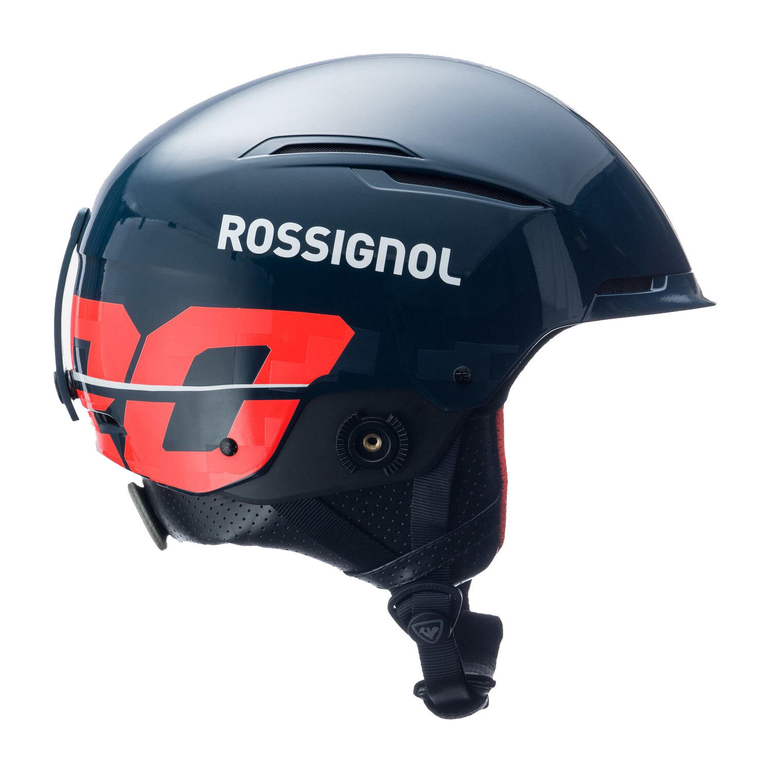 Ski helmet Rossignol Hero Slalom Impacts Bl+ chinstrap Blue Man