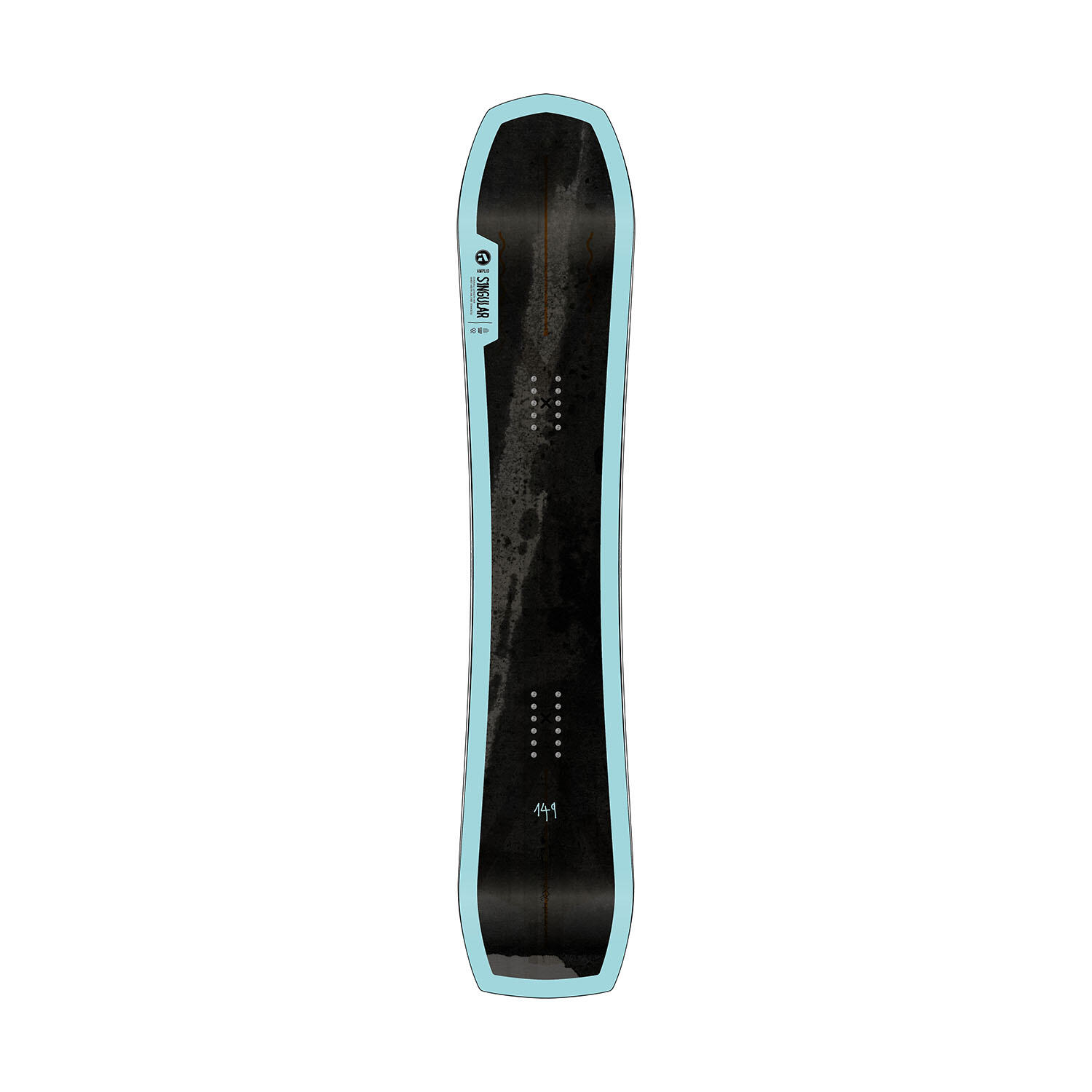 Tabla de snowboard Amplid Singular negra para hombre 3/5
