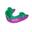 Adult Silver Level Mouth Guard (Age 10 to Adult) - Purple/Green