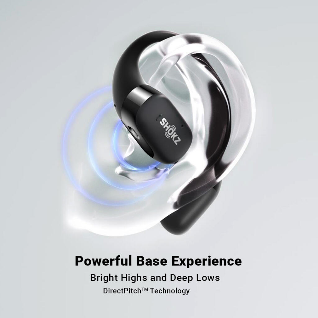 SHOKZ OPENFIT と、靴磨きセットCASIO Running Earphone OpenFit (Black) | Air Conduction Headphone