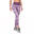 女裝雙面穿高腰瑜珈褲透氣網底緊身褲 - 紫色