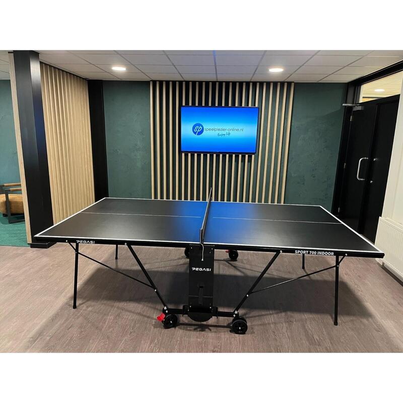 Table de tennis de table pegasi 700 noire intérieure