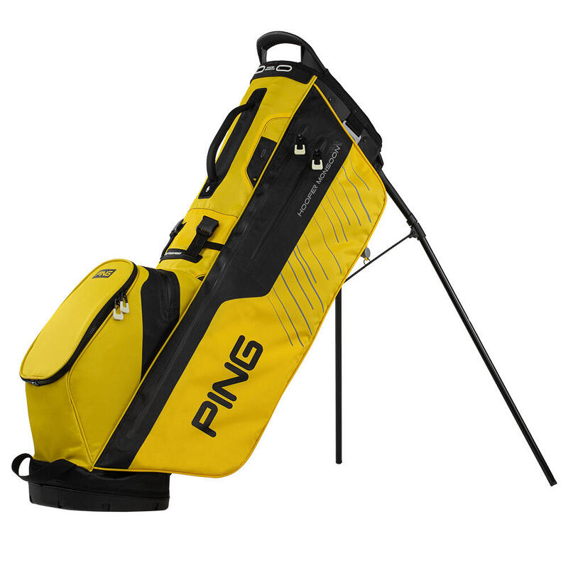 Hoofer Monsoon 防水高爾夫球支架包 - 黃色