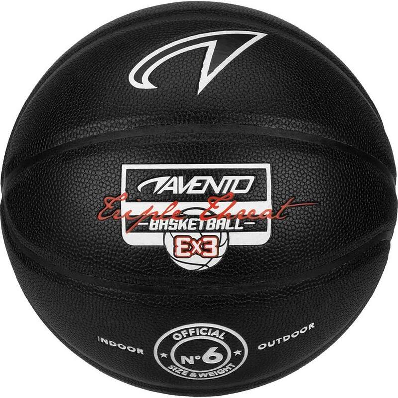 Minge baschet Avento Triple Threat, 6, Negru, Negru, 6