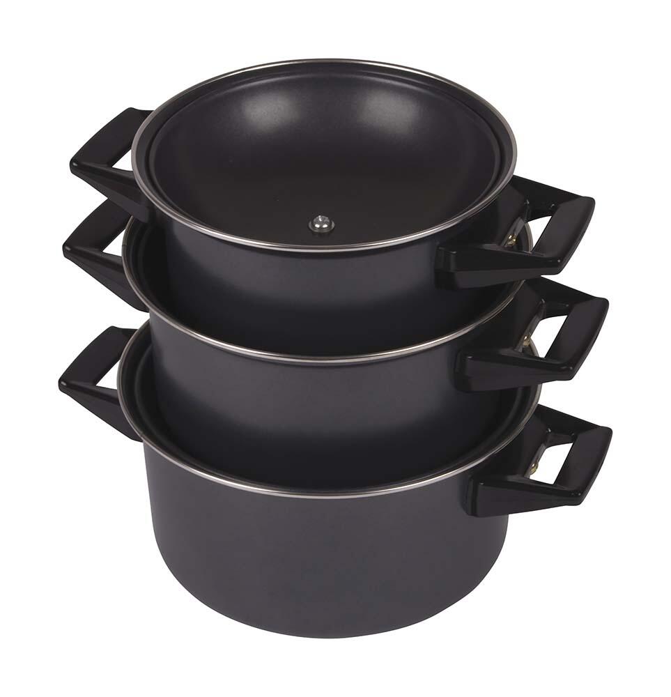 Batterie de cuisine - Rondo - 3 Pièces - Acier au carbone 5/6