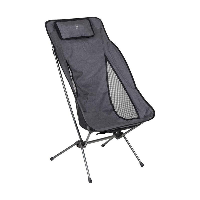 Bo-Camp - Silla plegable - Extreme - Extra Large - Gris