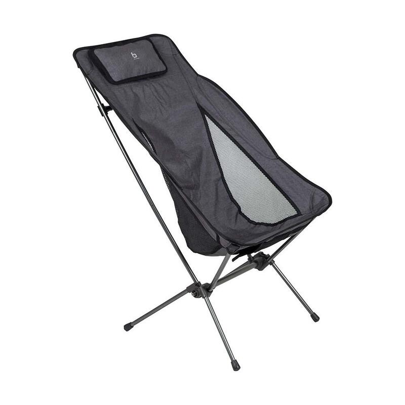 Bo-Camp - Silla plegable - Extreme - Extra Large - Gris