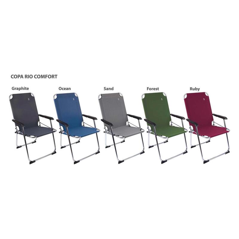 Bo-Camp - Silla de camping - Copa Rio - Comfort - Grafito