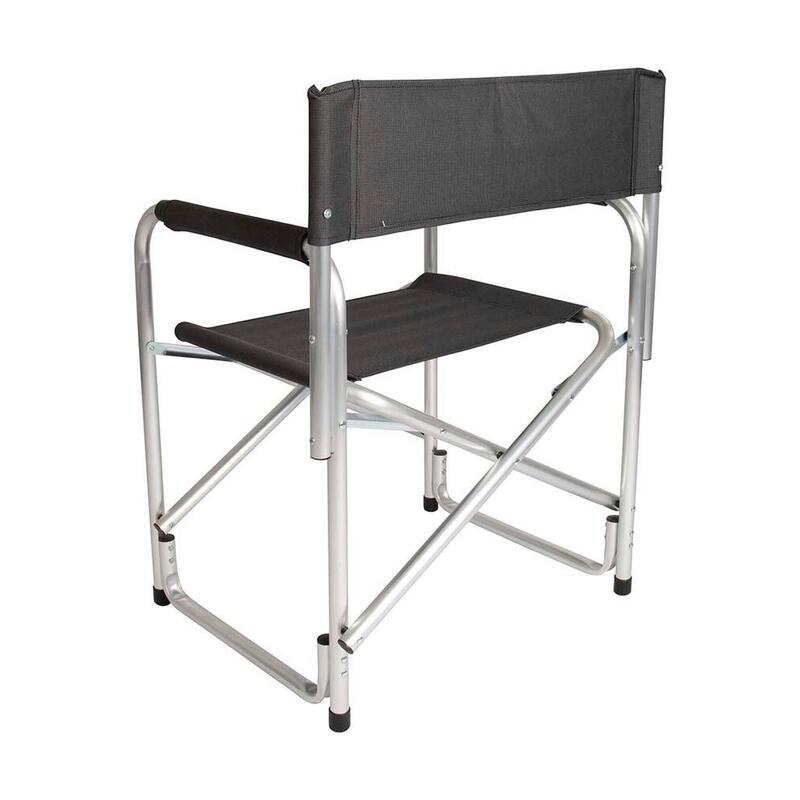 Bo-Camp - Silla de director - Aluminio - Gris