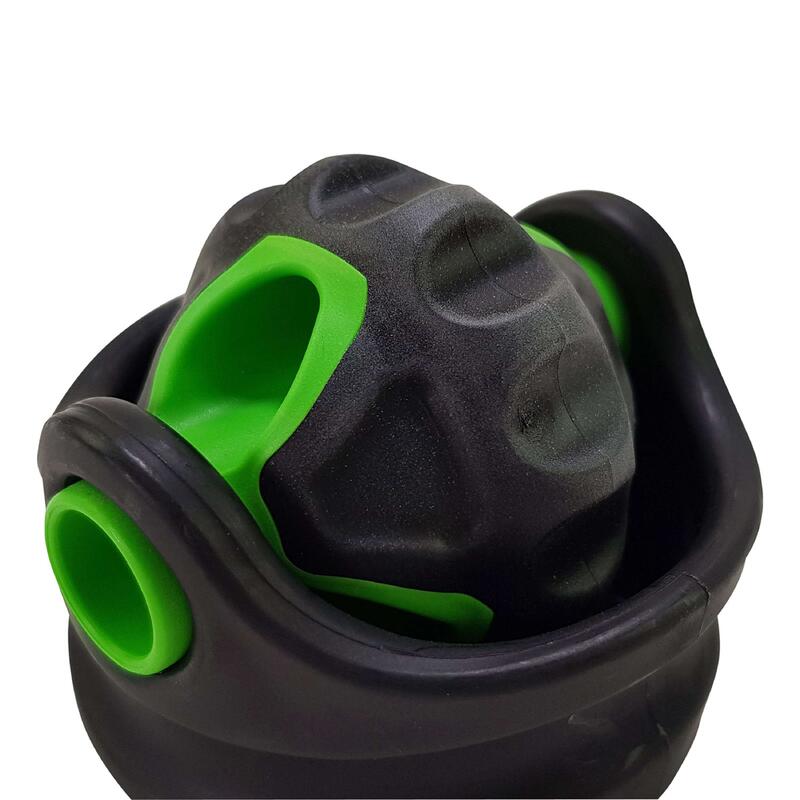 Tunturi Muskel Massage Ball Einfach Schwarz mit Grün