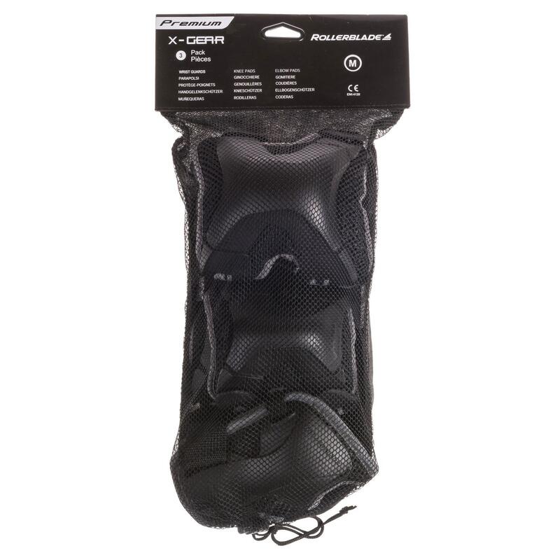 Protecciones X-Gear 3 Pack patinaje Rollerblade negro