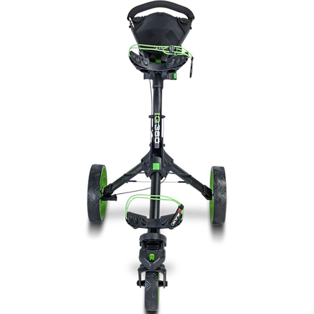 Big Max IQ 360 3-Wheel Golf Push Trolley - Black/Lime 4/5