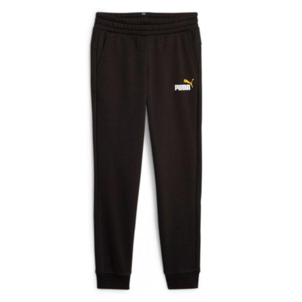 Calças de Ginástica Criança PUMA ESSENTIALS +2 COL LOGO.  Preto 2/5