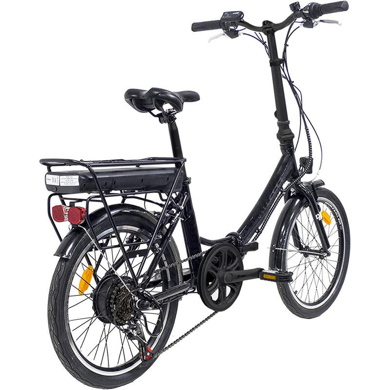 Villette les Vacances, vouwbare e-bike, 6 sp, 20 inch, zwart