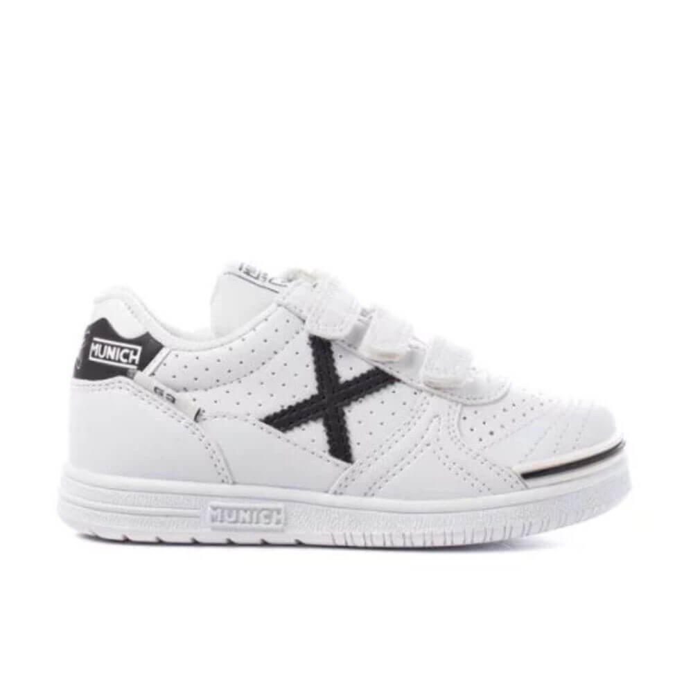 Munich - Chaussures De Sport Pour Enfants  G-3 Kid Vco 1518317 - Chaussures De Futsal - Blanc|bleu - 28 - Decathlon