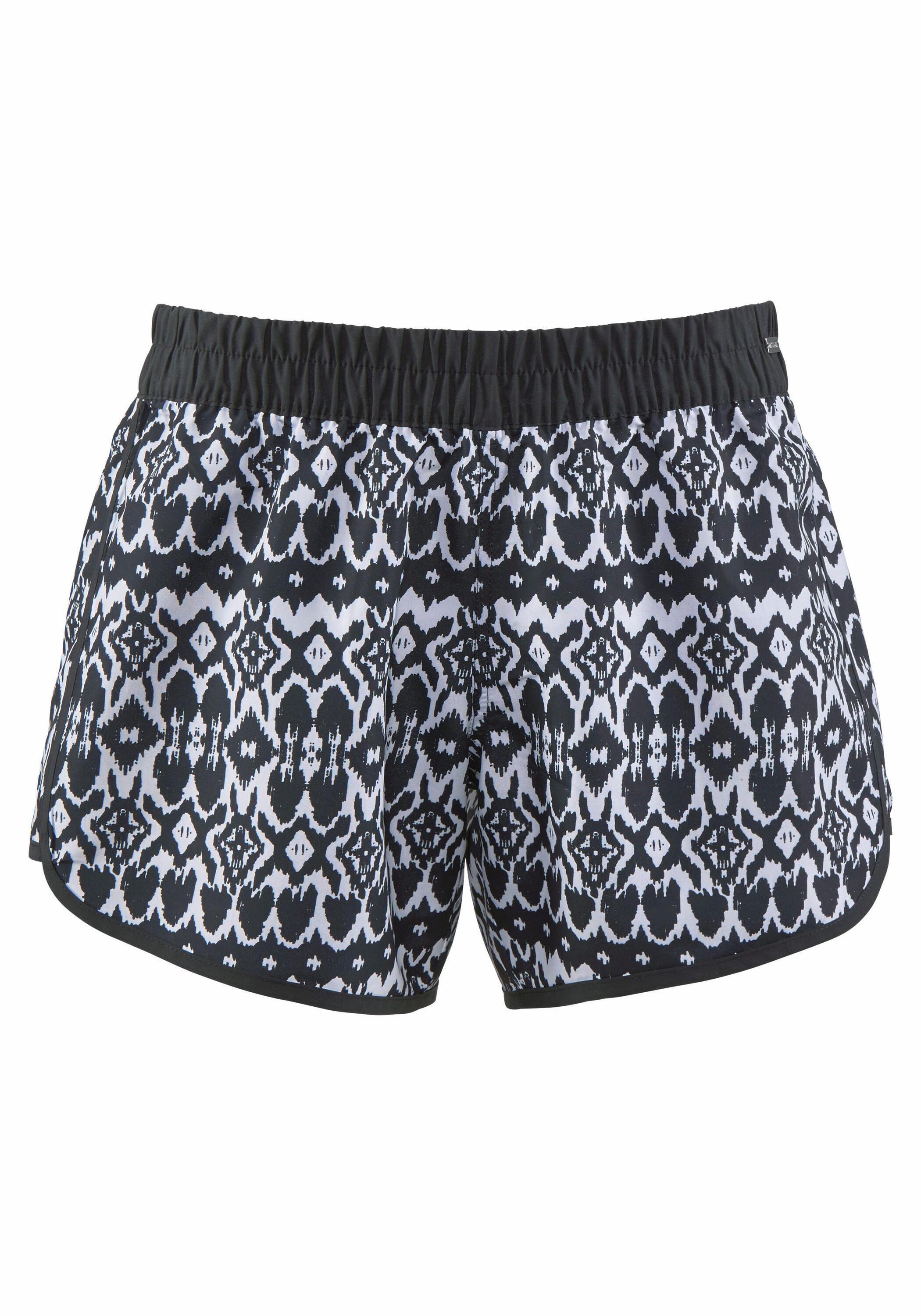 Damen LASCANA Badeshorts im kontrastreichen Alloverprint 2/7