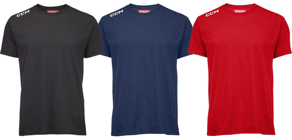 T-shirt Preto Adulto CCM Essential 2/2