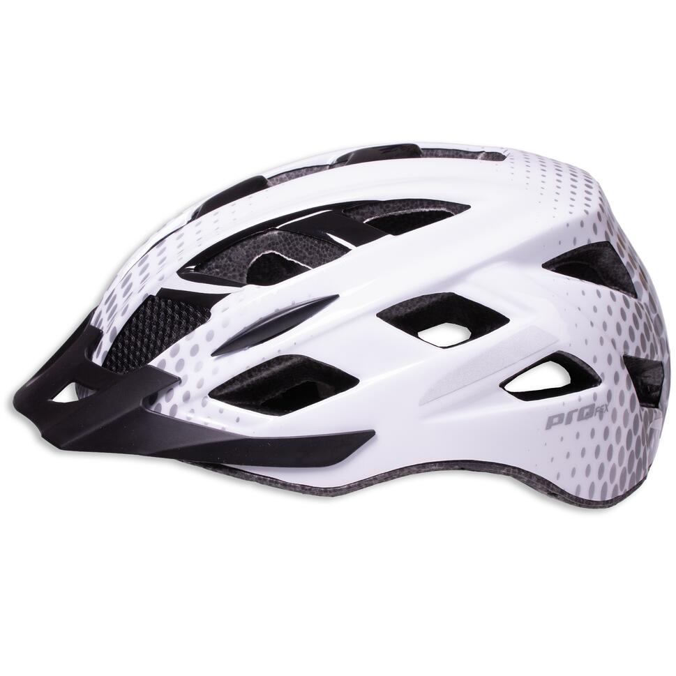 Kask rowerowy dla dorosłych Profex z oświetleniem