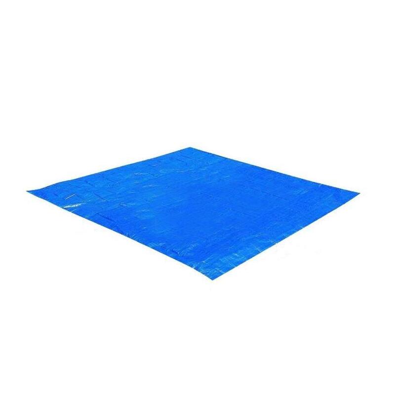Covor de protectie pentru piscina, suport, PVC, albastru, 335x335 cm, Bestway