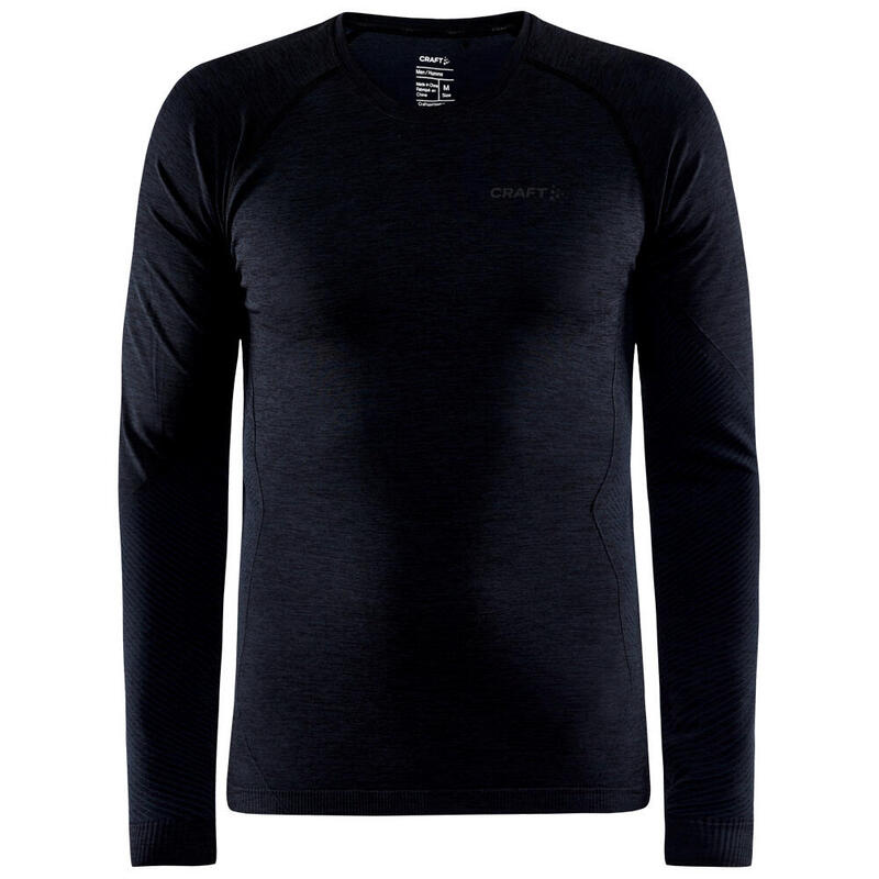 M Core Dry Active Comfort Ls - no-index - b999000_black - heren - Ski |