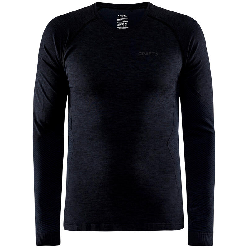 M Core Dry Active Comfort Ls - no-index - b999000_black - heren - Ski |