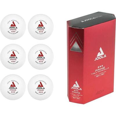 Tischtennisball Prime 6er Set Tischtennis Unisex Weiß