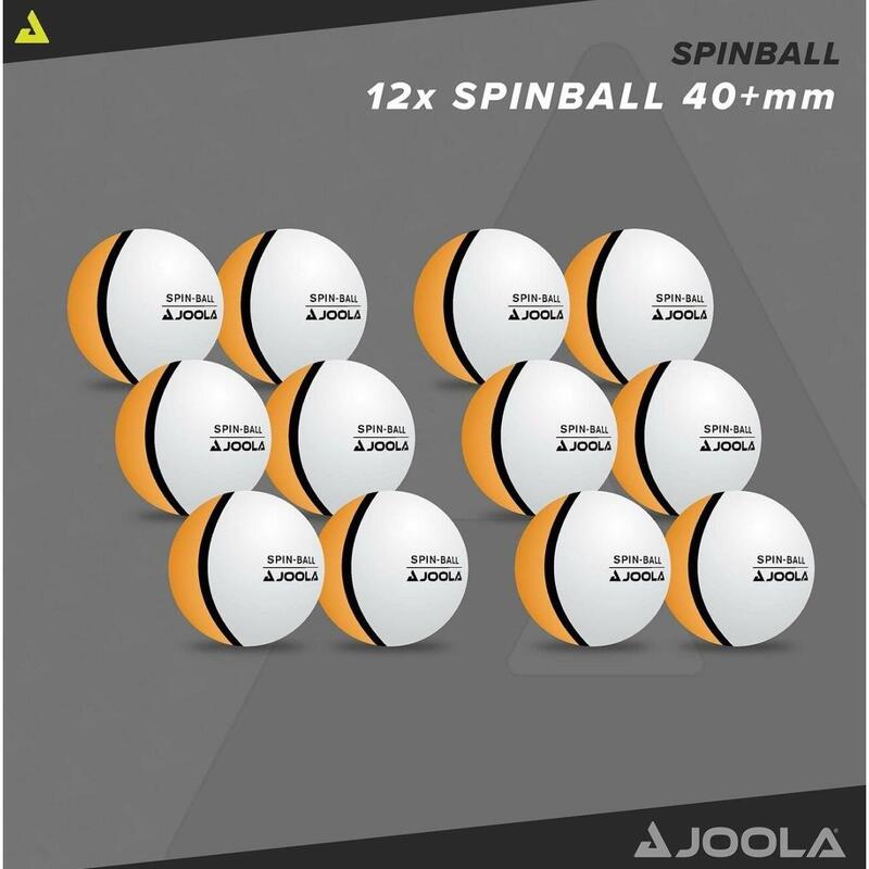 Set 12 mingi Joola Sponball, alb/portocaliu, uni